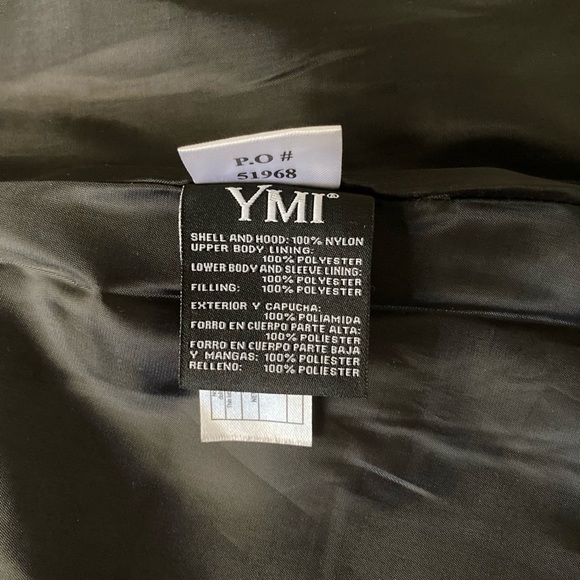 YMI Collections Black Puffer Jacket - Picture 6 of 6